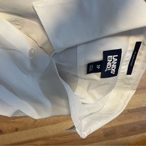 Size 2 petite lands end white button down new in bag
